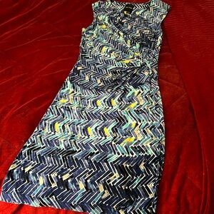 Sleeveless print dress